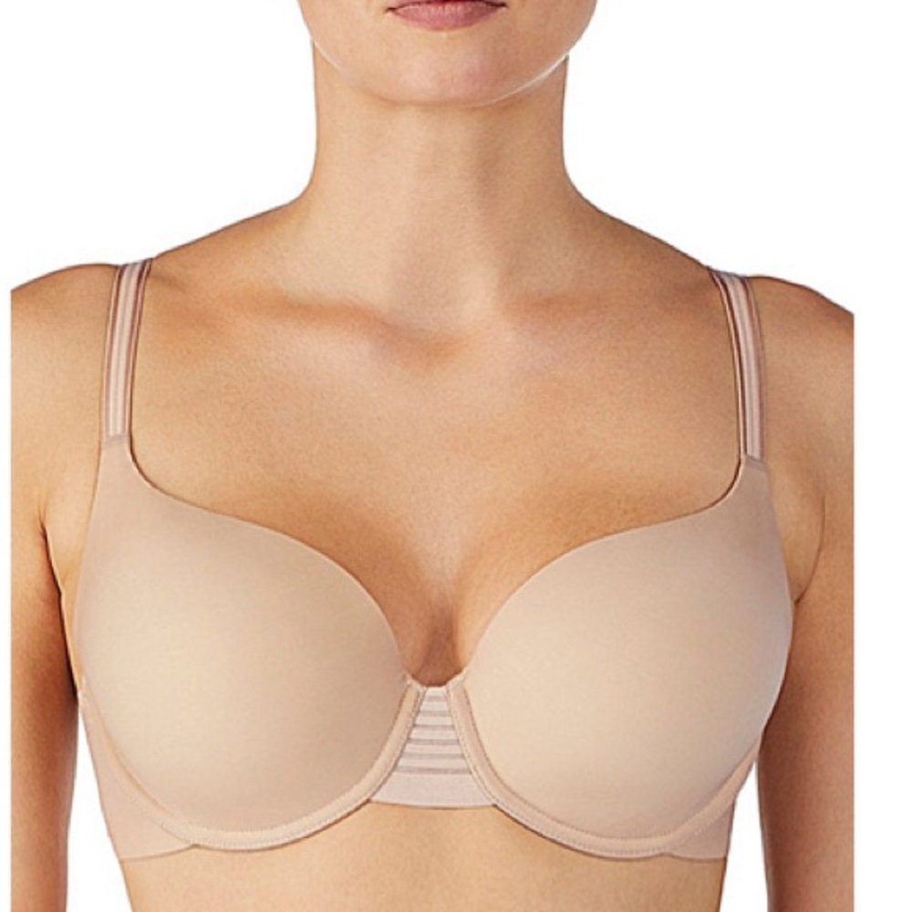 NEW Le Mystere Bra NWT Nude Second Skin Back Smoother Bra Size 32C